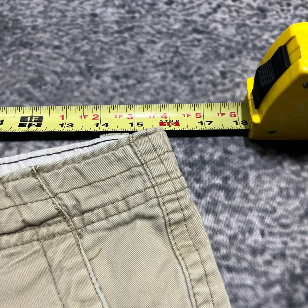 Aeropostale Cargo Shorts Mens 32 Beige Skater‎ Surf Preppy Baggy Vintage Y2K